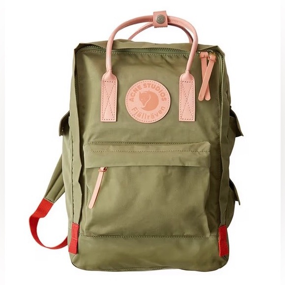 Limited Acne Studios x Fjallraven Kanken backpack, Olive Green - Picture 6 of 11